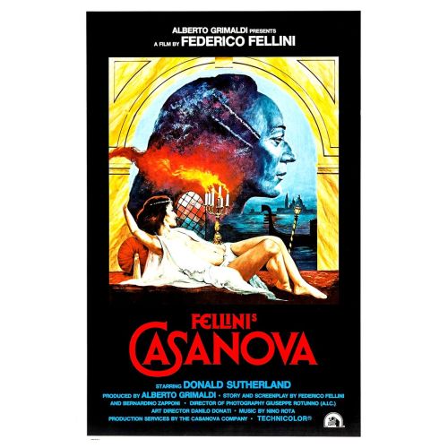 Il Casanova Di Federico Fellini Movie Poster Movie Poster Il Casanova Di Federico Fellini Movie Poster Poster PrintsThis renowned original movie poster is up for grabs. The films poster