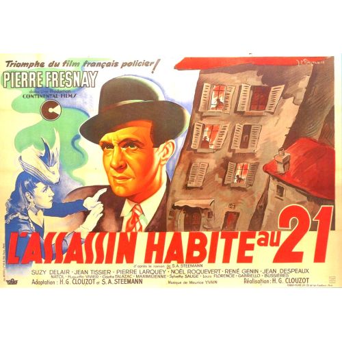 The Murderer Lives At Number 21 Movie Poster The Murderer Lives At Number 21 Movie Poster