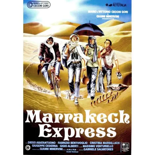 Marrakech Express Film Posteri Marrakech Express Film Posteri, bu 1989 İtalyan filmine dair özü canlı bir şekilde