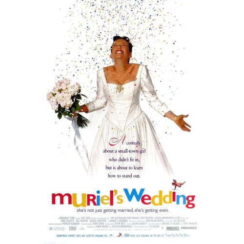 Muriels Wedding Movie Poster Insert details about Muriels Wedding movie poster, the story of the film directed by P.J. Hogan