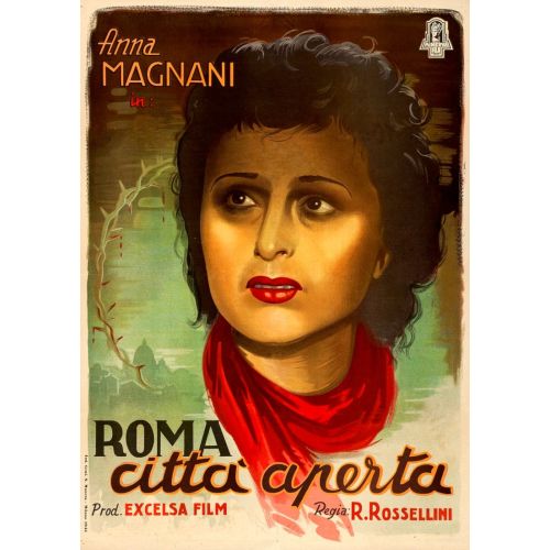 Roma Citta Aperta Movie Poster Movie Poster Roma Citta Aperta Movie Poster The movie Roma città aperta is a stunning portrayal of the Italian resistance during World War