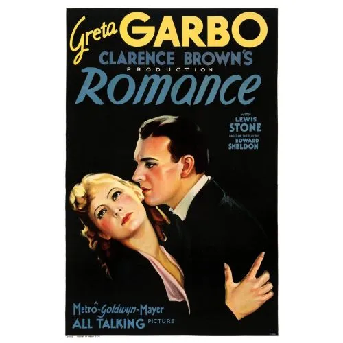 Romance Film Posteri Romantik film posteri, ödüllü bir yönetmen tarafından yönetilen etkileyici bir aşk hikayesinin