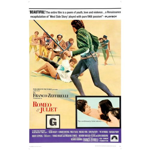 Romeo And Juliet Movie Poster Romeo and Juliet, the quintessential tale of star-crossed lovers directed by Franco Zeffirelli. The