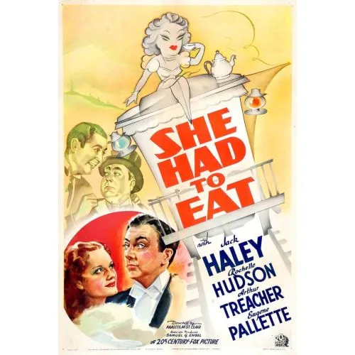 She Had To Eat Movie Poster Movie Poster She Had To Eat Movie Poster The movie poster for She Had to Eat paints a vivid picture of the story that unfolds on screen.