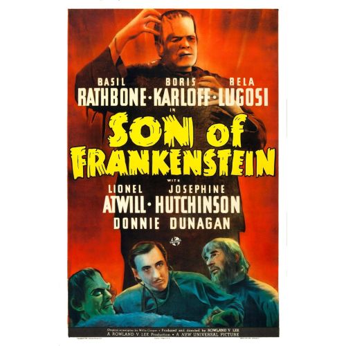 Son Of Frankenstein Movie Poster Son Of Frankenstein Movie Poster