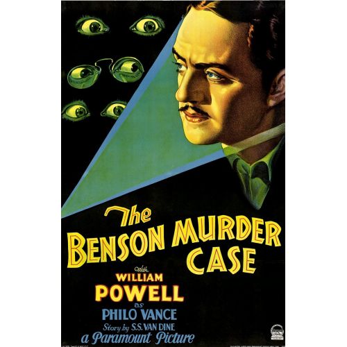 The Benson Murder Case Film Posteri