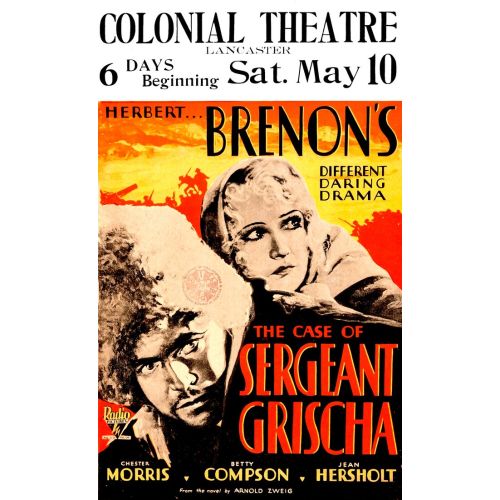 The Case Of Sergeant Grischa Film Posteri The Case Of Sergeant Grischa Film Posteri