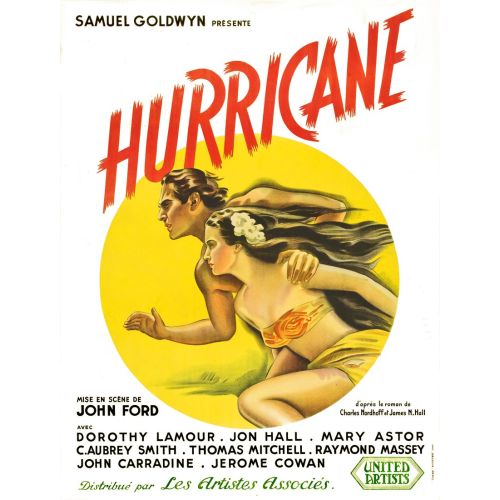 The Hurricane Movie Poster The poster for The Hurricane, directed by Norman Jewison, gives a captivating glimpse into the