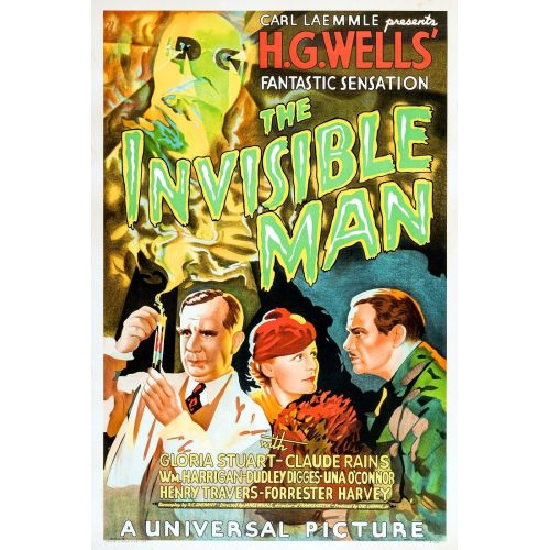 The Invisible Man Movie Poster This movie poster portrays the intriguing thriller, The Invisible Man. Directed by Leigh Whannell