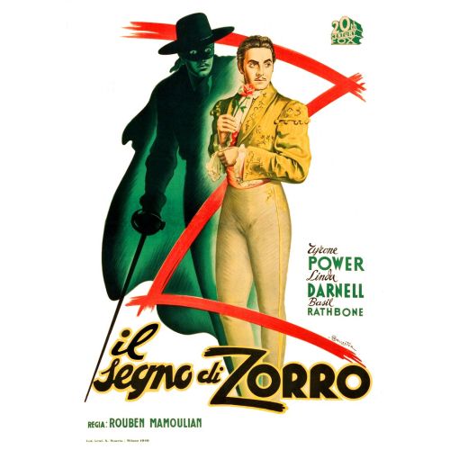 Zorro'nun İşareti Film Posteri Zorro'nun İşareti Film Posteri