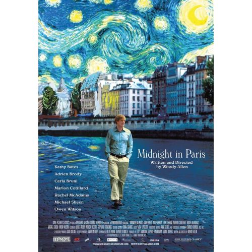 Midnight In Paris Movie Poster Poster PrintsThis popular original movie poster is available for purchase. Available options