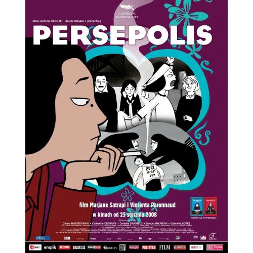 Persepolis Movie Poster 2 The Persepolis Movie Poster 2 encapsulates the essence of this globally acclaimed animated feature. The