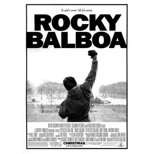 Rocky Balboa Movie Poster The iconic movie poster for Rocky Balboa serves as a brilliant snapshot into the essence of this