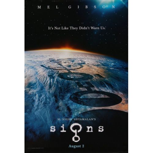 Signs Movie Poster 2 Signs Movie Poster 2