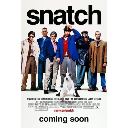 Snatch Movie Poster Movie Poster Snatch Movie Poster Poster PrintsThis popular original movie poster is available for purchase. You can choose between various
