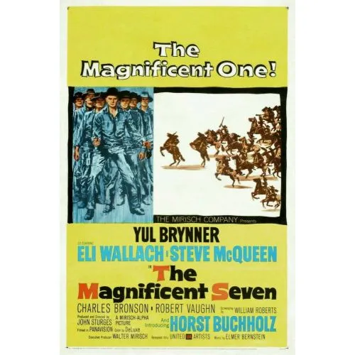 The Magnificent Seven Movie Poster 3 The Magnificent Seven Movie Poster 3 offers a glimpse into the action-packed storyline.