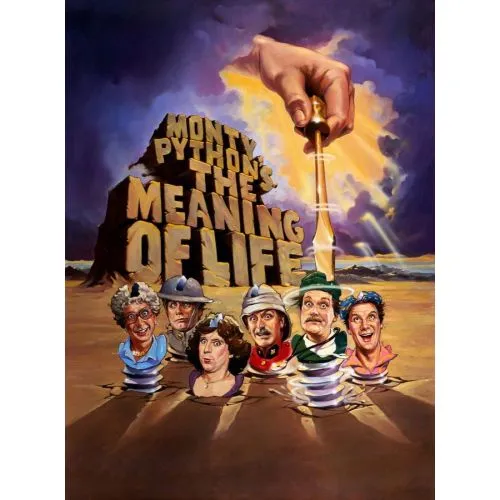 The Meaning Of Life Movie Poster The poster for the movie The Meaning of Life provides a glimpse into the narrative and essence