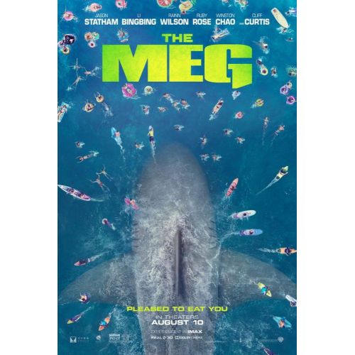 The Meg Movie Poster 3 The Meg is a thrilling science fiction movie, directed by Jon Turteltaub and starred actors like Jason