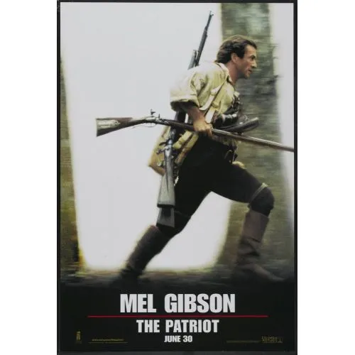 Vatansever Film Posteri 2 The Patriot, Roland Emmerich tarafından yönetilen ve Mel Gibsonın başrolünde yer aldığı