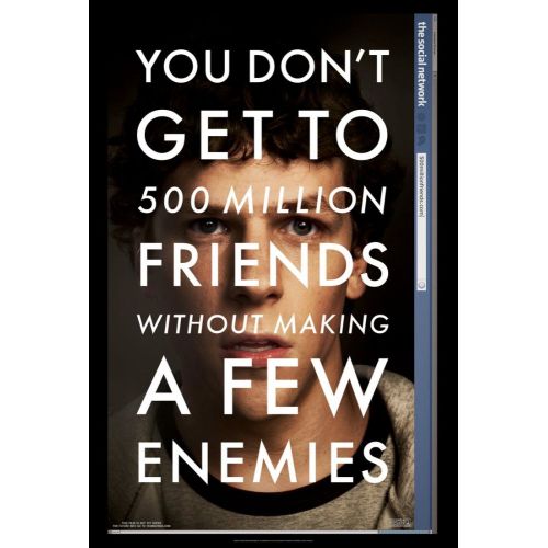 The Social Network Movie Poster Movie Poster The Social Network Movie Poster Poster PrintsThis popular original movie poster is available for purchase. We offer secure