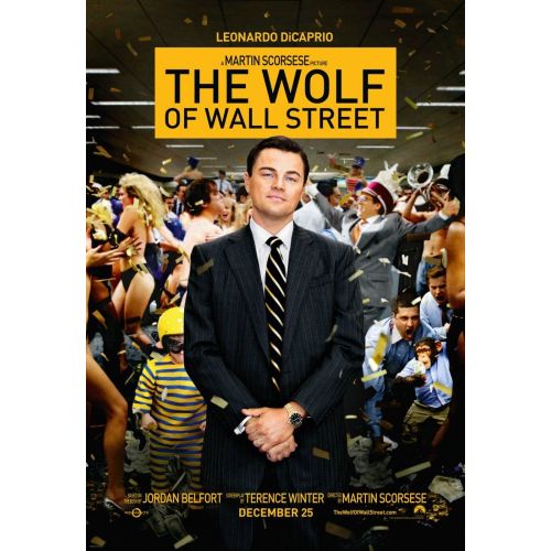 The Wolf Of Wall Street Movie Poster Movie Poster The Wolf Of Wall Street Movie Poster This movie poster showcases the gripping story, unique characters, and unforgettable visual