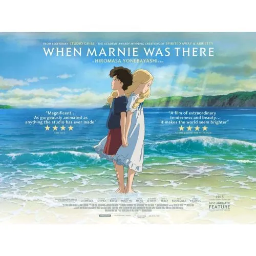 Marnie Oradayken Film Posteri Marnienin Orada Olduğu film posteri, bu benzersiz film hikayesinin, tarzının ve temalarının