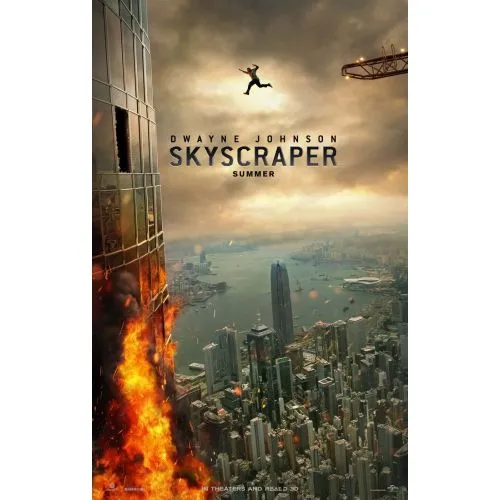 Skyscraper Movie Poster The Skyscraper movie poster prominently features the films star Dwayne Johnson. The plot revolves around