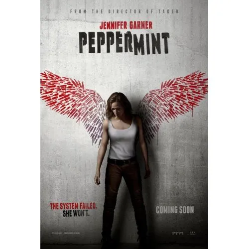 Peppermint Movie Poster The Peppermint movie poster hints at a deeply intense story centred around vengeance. Directed by