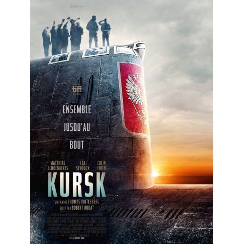 Kursk Movie Poster Movie Poster Kursk Movie Poster The Kursk movie poster brilliantly encapsulates the tension and drama of this historical disaster film.