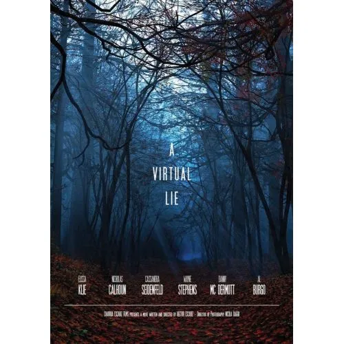 A Virtual Lie Movie Poster A Virtual Lie is a thrilling cyber-action film directed by acclaimed filmmaker, Ryan Lyndon. The movie