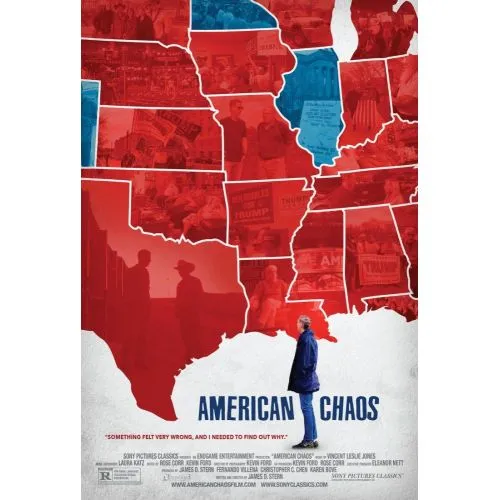 American Chaos Movie Poster Movie Poster American Chaos Movie Poster The American Chaos movie poster captures the essence of this politically charged documentary.