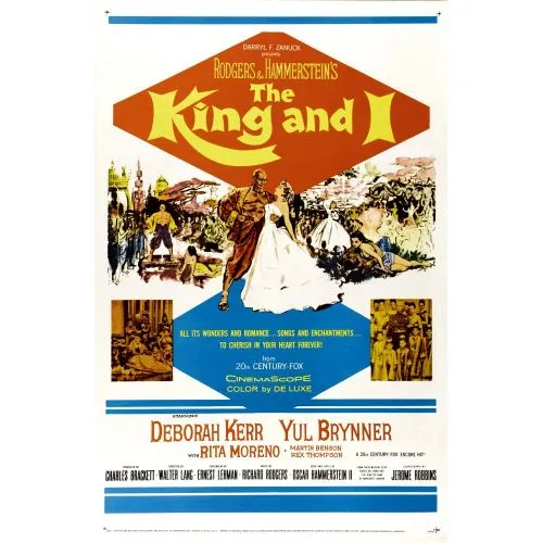 The King And I Movie Poster The King and I is a vibrant, melodramatic musical. Directed by Walter Lang, the movie stars Deborah