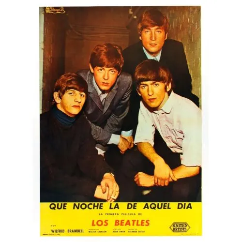 Gençlerin Sevgilisi Film Posteri Film Posteri Gençlerin Sevgilisi Film Posteri A Hard Days Night filminin posteri, bu klasik filmi zarifçe özetlemektedir. Richard Lester