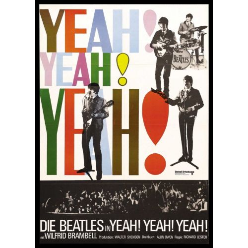 A Hard Day's Night Movie Poster 6 A Hard Day's Night Movie Poster 6