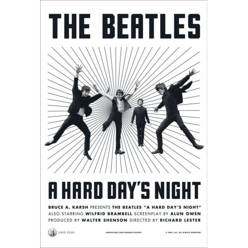 A Hard Day's Night Movie Poster 7 A Hard Day's Night Movie Poster 7