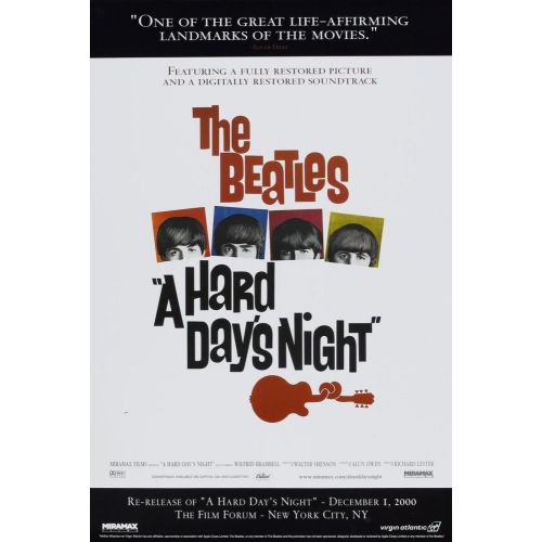A Hard Day's Night Movie Poster 9 A Hard Day's Night Movie Poster 9