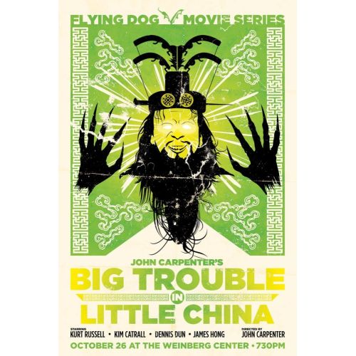 Big Trouble In Little China Movie Poster Movie Poster Big Trouble In Little China Movie Poster This iconic movie poster represents the 1986 action-adventure film directed by John
