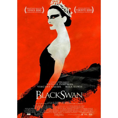 Black Swan Movie Poster The movie poster for Black Swan provides a glimpse into the dark and dramatic world of this psychological
