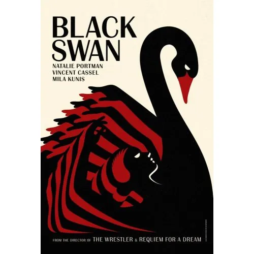 Black Swan Movie Poster 2 The Black Swan movie poster 2 not only encapsulates the beauty and tragedy intertwined in this dark