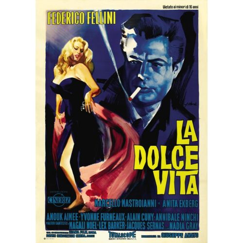 Tatlı Hayat Brigitte Bardot Film Posteri