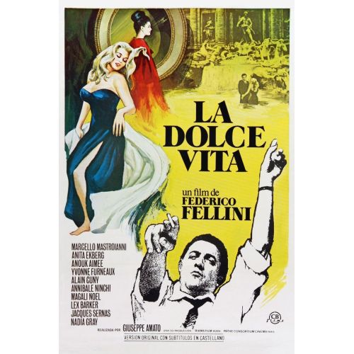 Tatlı Hayat Brigitte Bardot Film Posteri 2