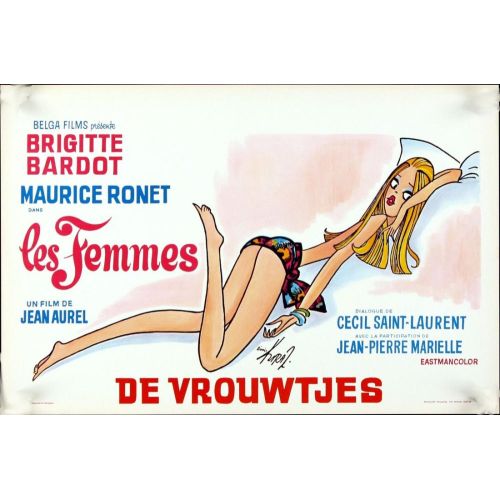 Les Femmes Brigitte Bardot Movie Poster 2