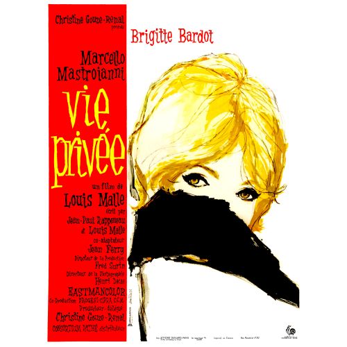 A Very Private Affair Brigitte Bardot Movie Poster