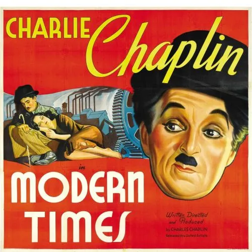 Modern Times Charlie Chaplin Movie Poster Poster PrintsAbout Poster PrintsThis popular original movie poster is available for