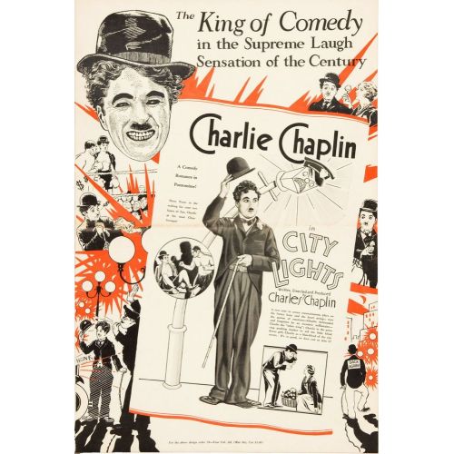 Şehir Işıkları Charlie Chaplin Film Posteri Şehir Işıkları Charlie Chaplin Film Posteri