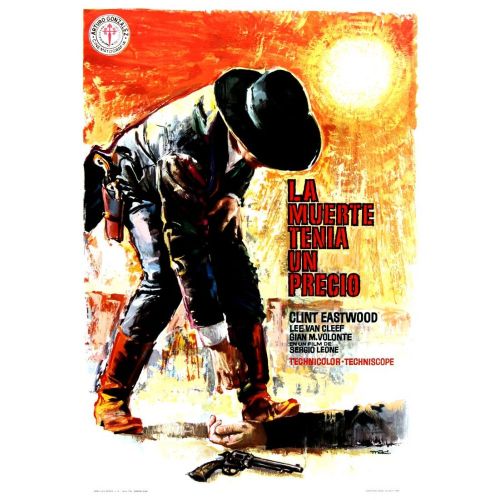For A Few Dollars More Clint Eastwood Movie Poster 4 This movie is the second in Sergio Leones Dollars Trilogy following A