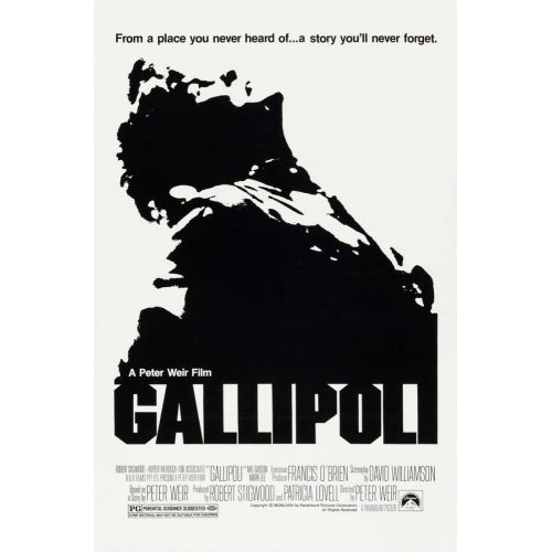 Gallipoli Movie Poster This enthralling movie poster belongs to the film, Gallipoli. The film paints a vivid picture of