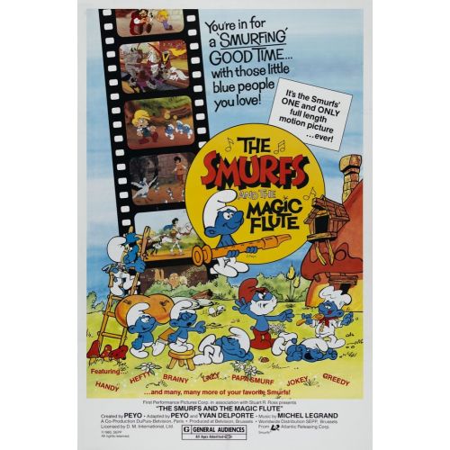 The Smurfs And The Magic Flute Movie Poster The Smurfs And The Magic Flute Movie Poster