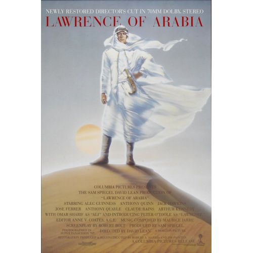 Lawrence Of Arabia Movie Poster 3 This iconic film showcases the heroic story of T.E. Lawrence during World War I and his journey