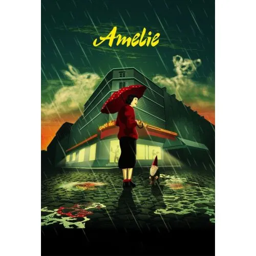 Amelie Film Posteri Film Amélienin yönetmeni Jean-Pierre Jeunet tarafından yönetilen film, Audrey Tautouun Amélie Poulain